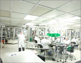 Valeritas’ drug delivery systems laboratory located in Shrewsbury, MA where they are hard at work developing new insulin pumps and drug delivery devices
