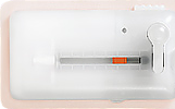 The h-patch is a fully disposable drug delivery system that allows for controlled delivery into subcutaneous tissue